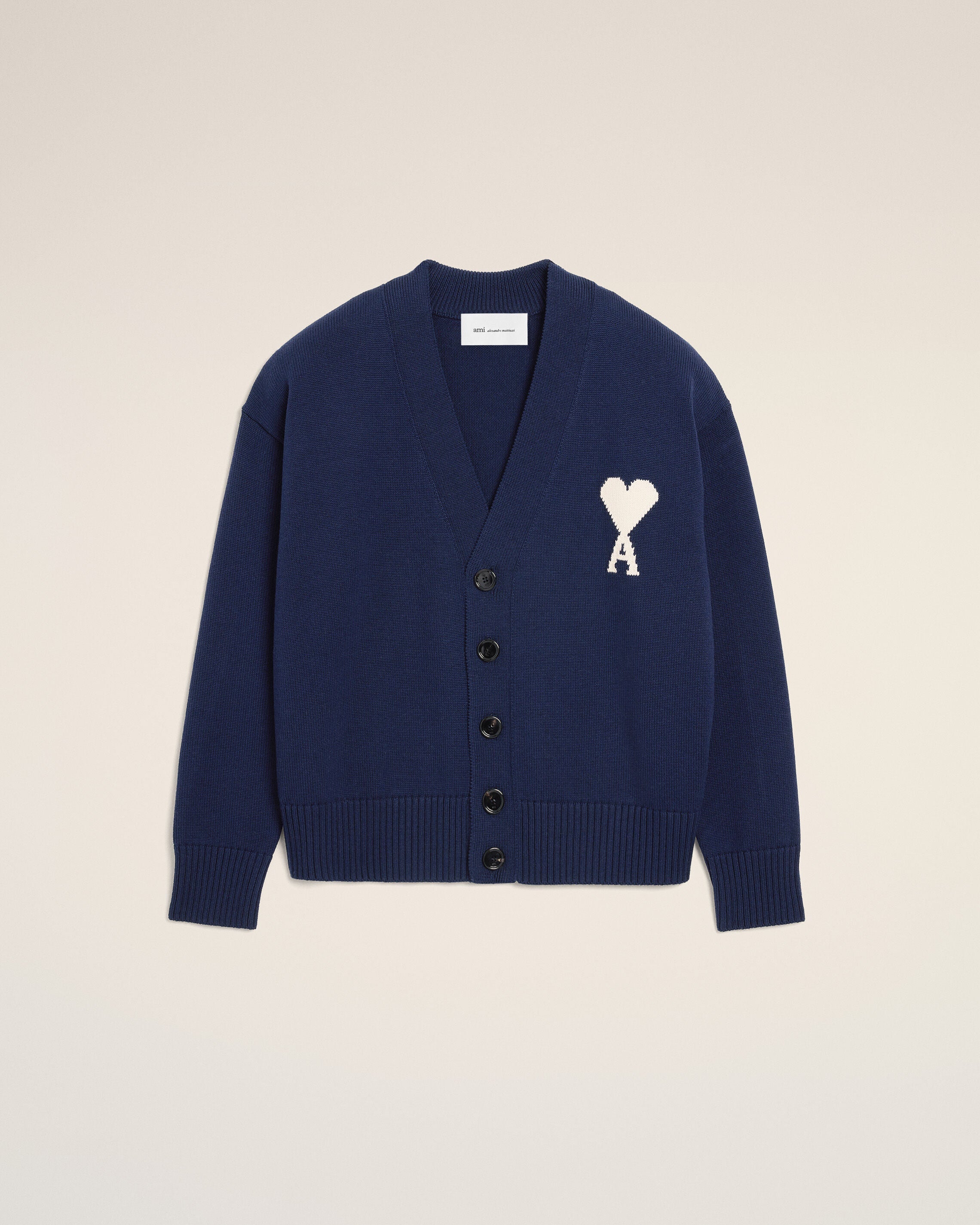 Blue Wool Ami De Coeur Cardigan