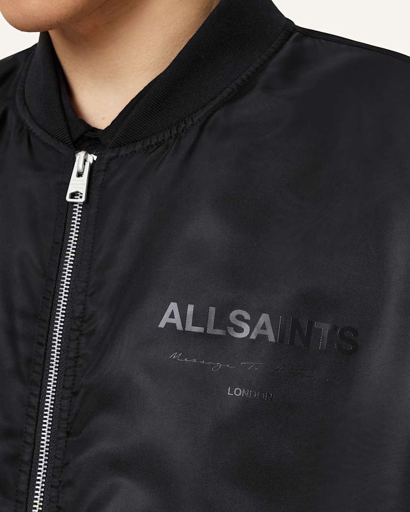 AllSaints Future Bomber Jacket Black