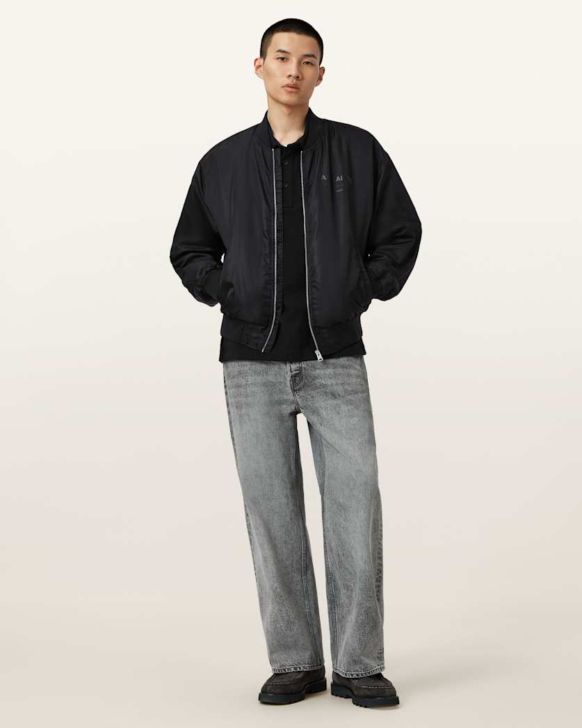 AllSaints Future Bomber Jacket Black