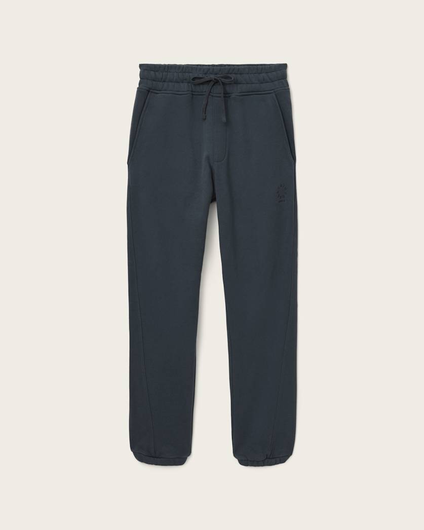 AllSaints Haven Relaxed Fit Embroidery Sweatpants Moonstone Blue