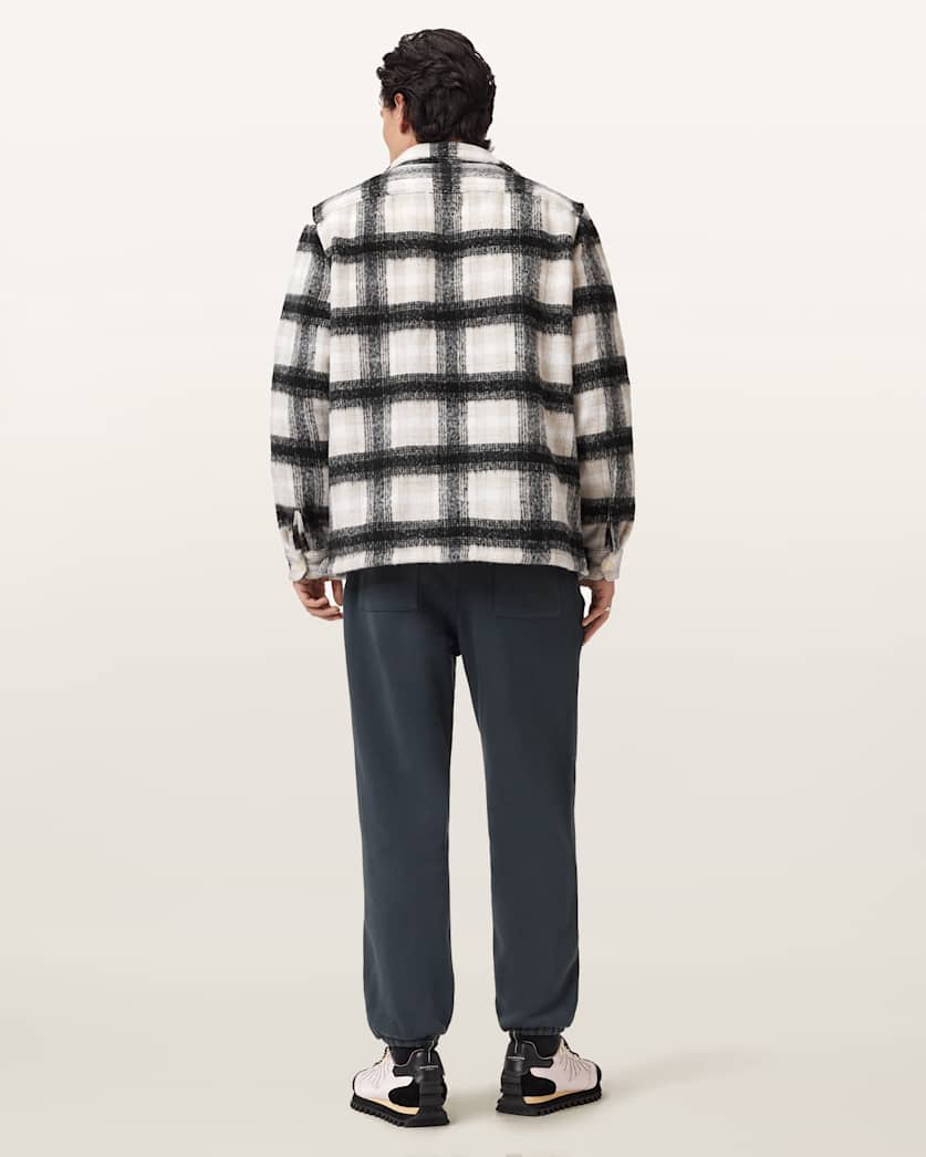 AllSaints Haven Relaxed Fit Embroidery Sweatpants Moonstone Blue
