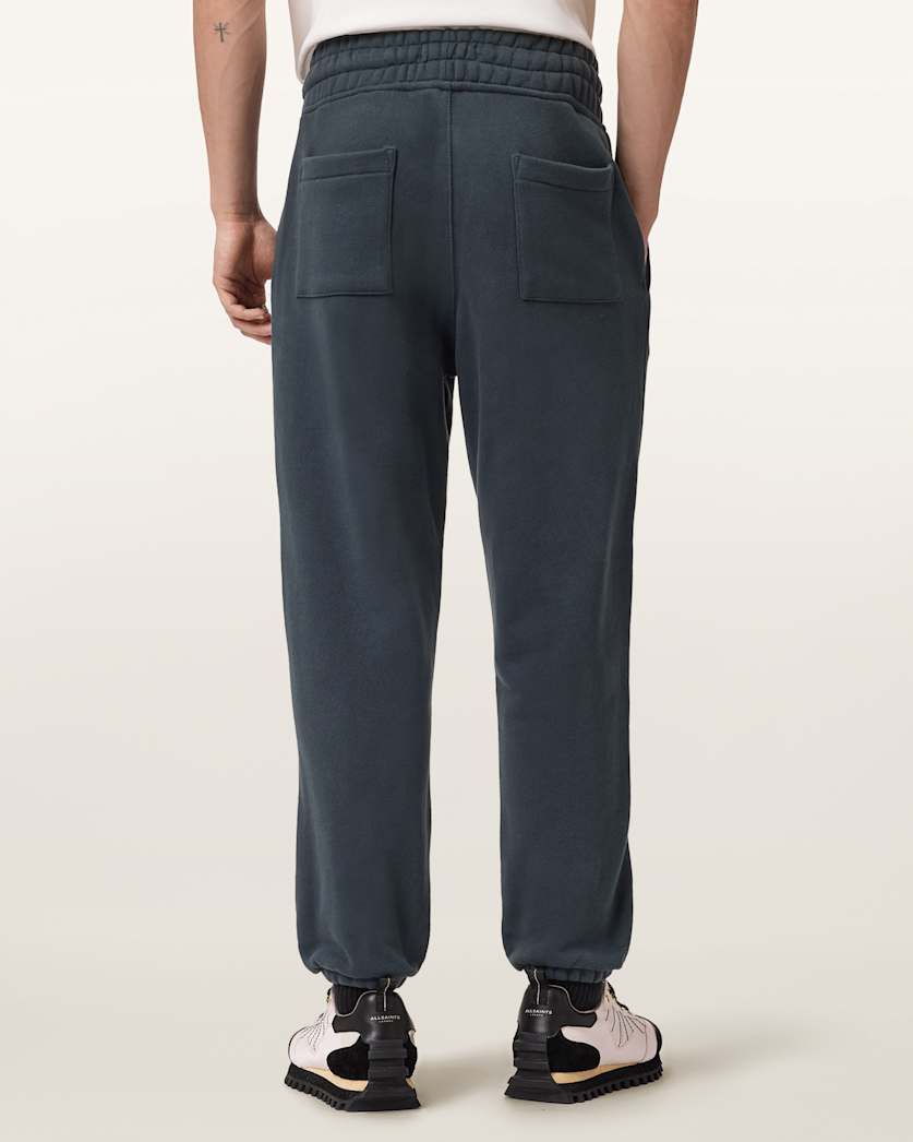 AllSaints Haven Relaxed Fit Embroidery Sweatpants Moonstone Blue