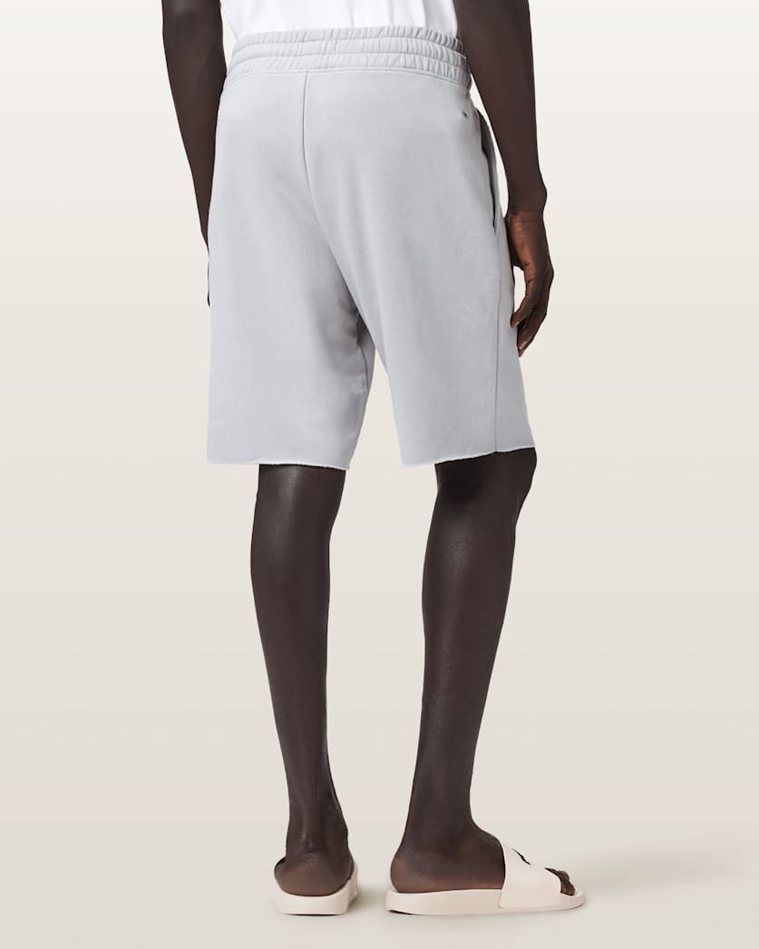 AllSaints Helix Cotton Blend Sweat Shorts Soft Ash Grey