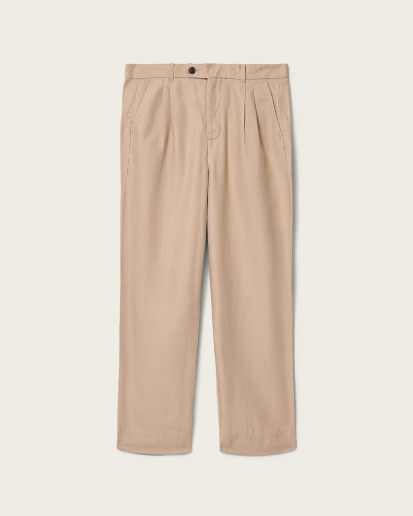 AllSaints Roland Straight Leg Pants Faded Black