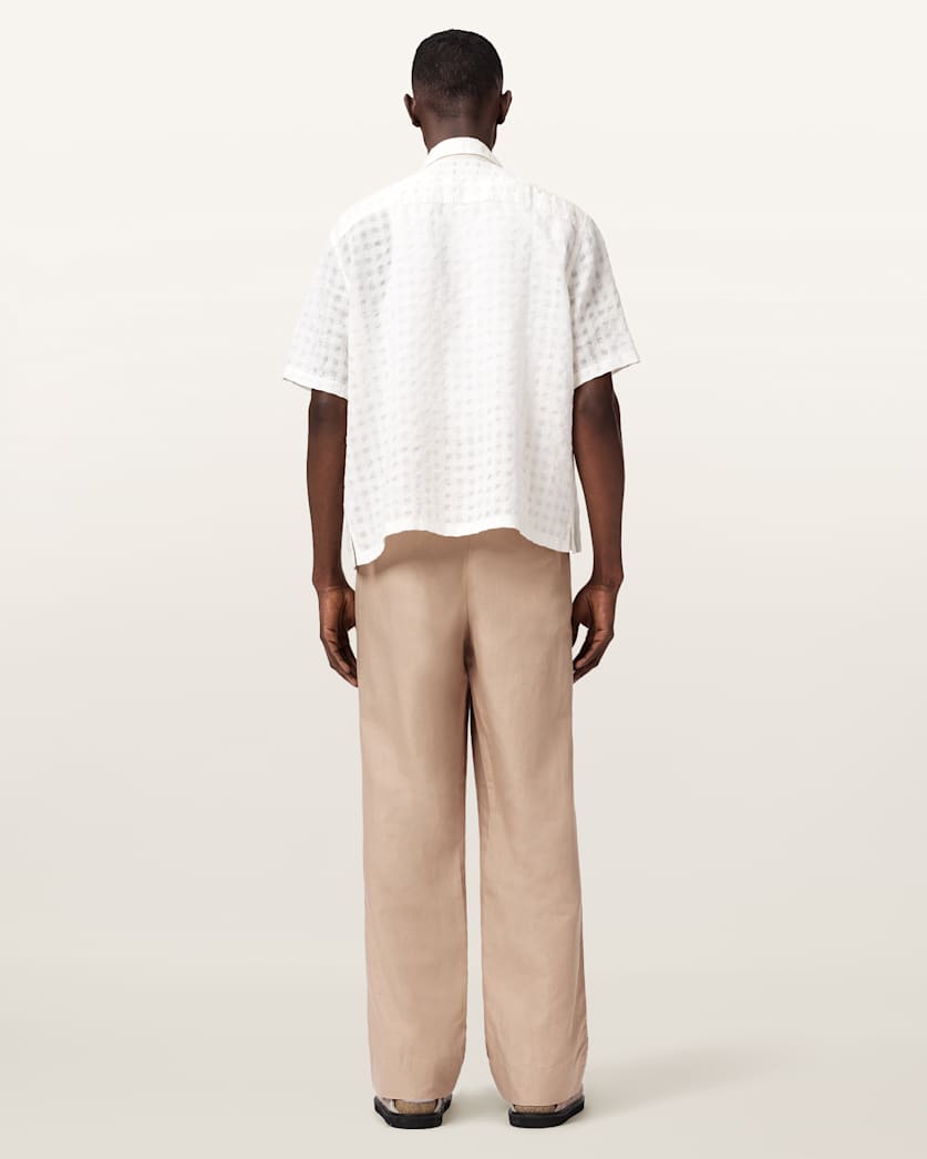 AllSaints Roland Straight Leg Pants Faded Black