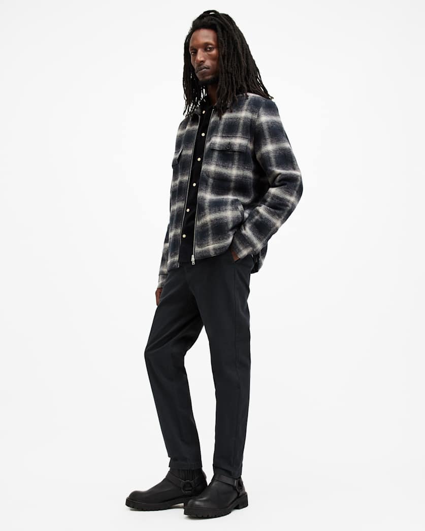 AllSaints Walde Skinny Fit Chino Pants Potion Blue