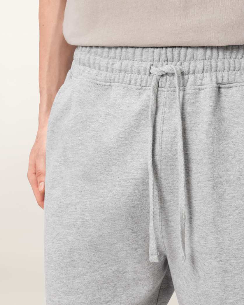AllSaints Underground Relaxed Fit Sweat Shorts Dark Steel Blue