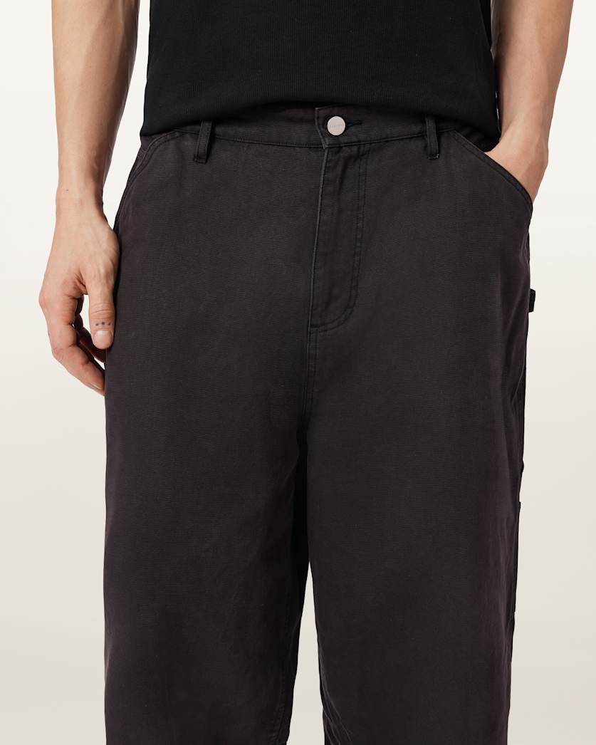AllSaints Jackson Wide Leg Pants Pebble White