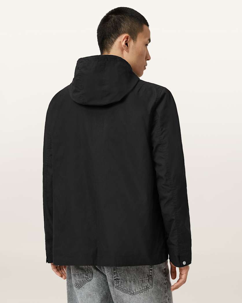AllSaints Morton Hooded Jacket Khaki Green