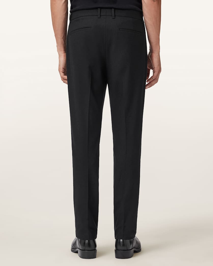 AllSaints Germain Straight Leg Pants Black