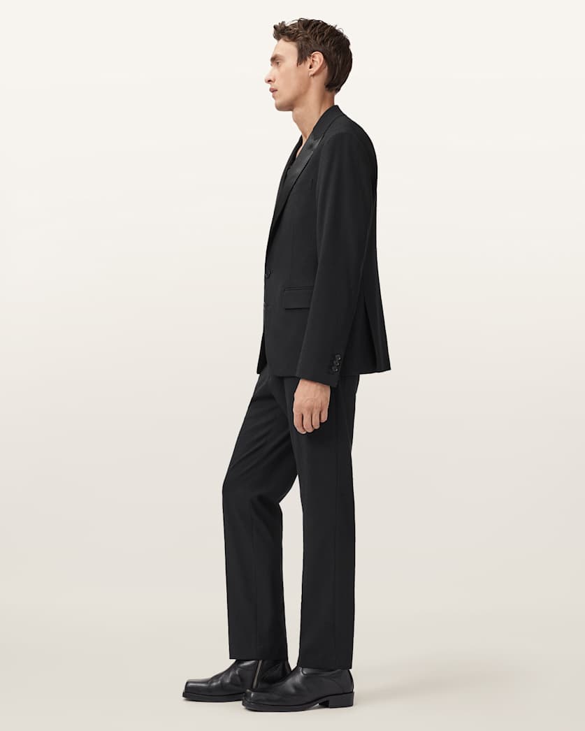 AllSaints Germain Straight Leg Pants Black