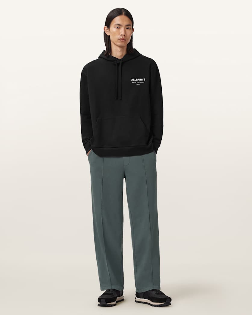 AllSaints Milo Straight Fit Sweatpants Sunil Blue