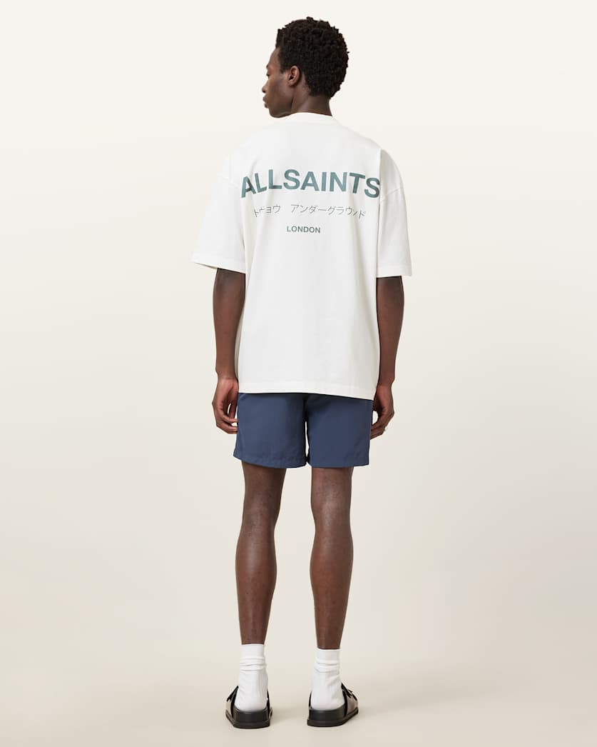 AllSaints Warden Swim Shorts Celeste Blue