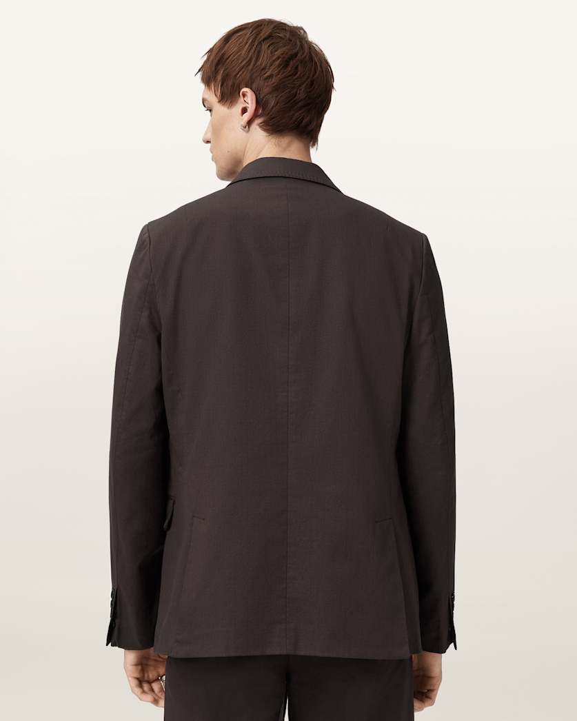 AllSaints Newton Double Breasted Blazer Baked Brown