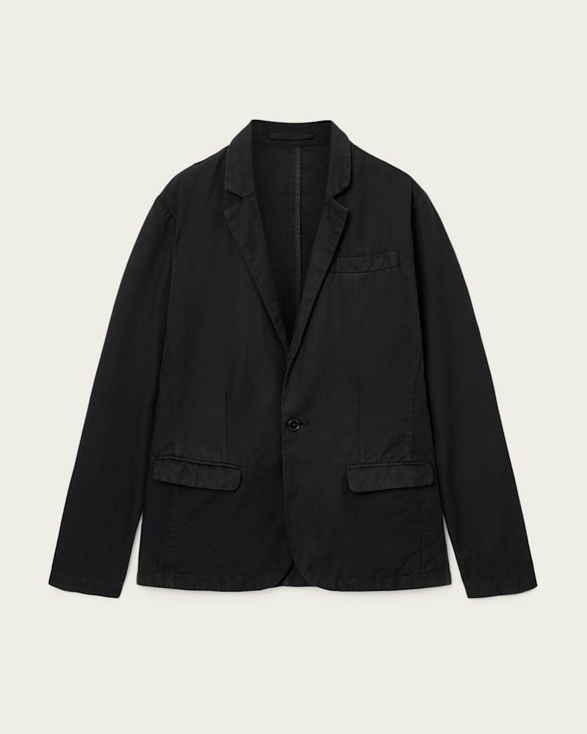 AllSaints Hanbury Slim Fit Blazer Black