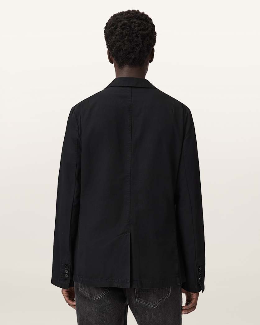 AllSaints Hanbury Slim Fit Blazer Black