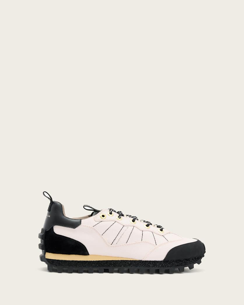 AllSaints Nevis Suede Sneakers Blush White/Black