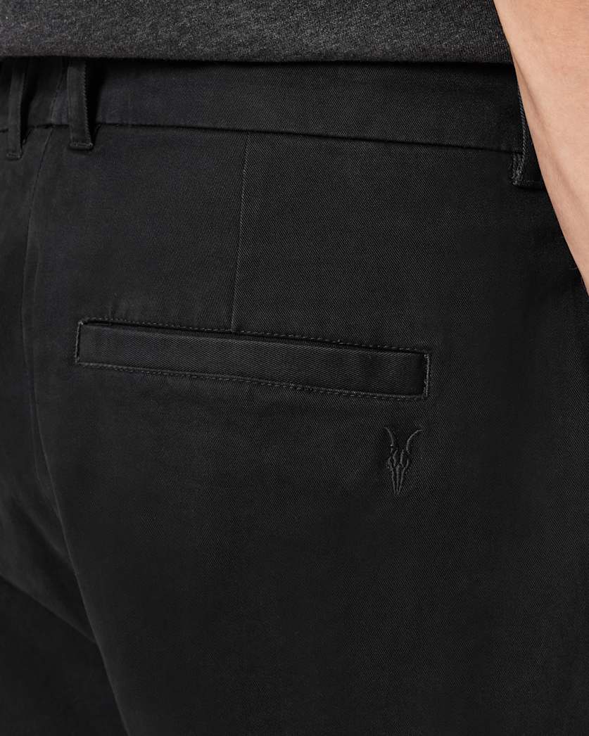 AllSaints Beckley Slim Fit Chinos Pebble Brown