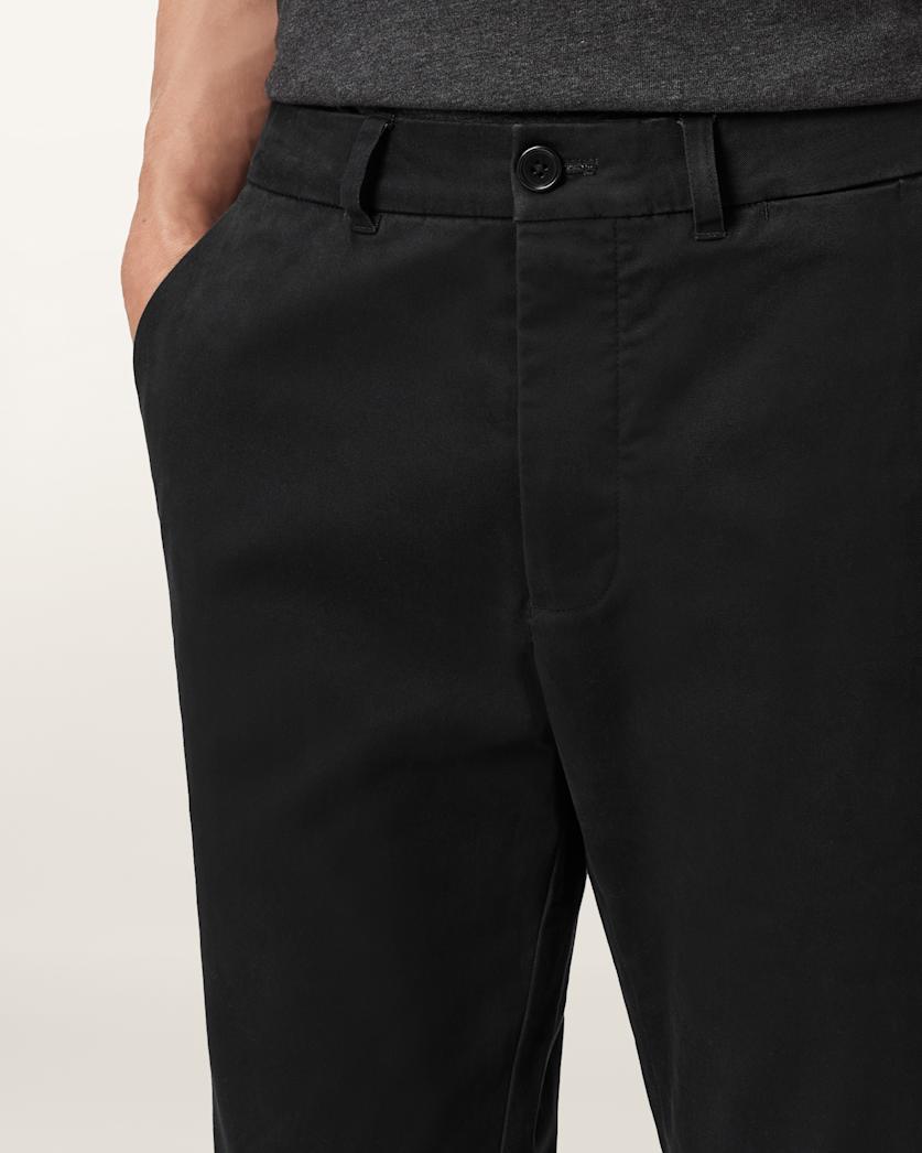 AllSaints Beckley Slim Fit Chinos Pebble Brown