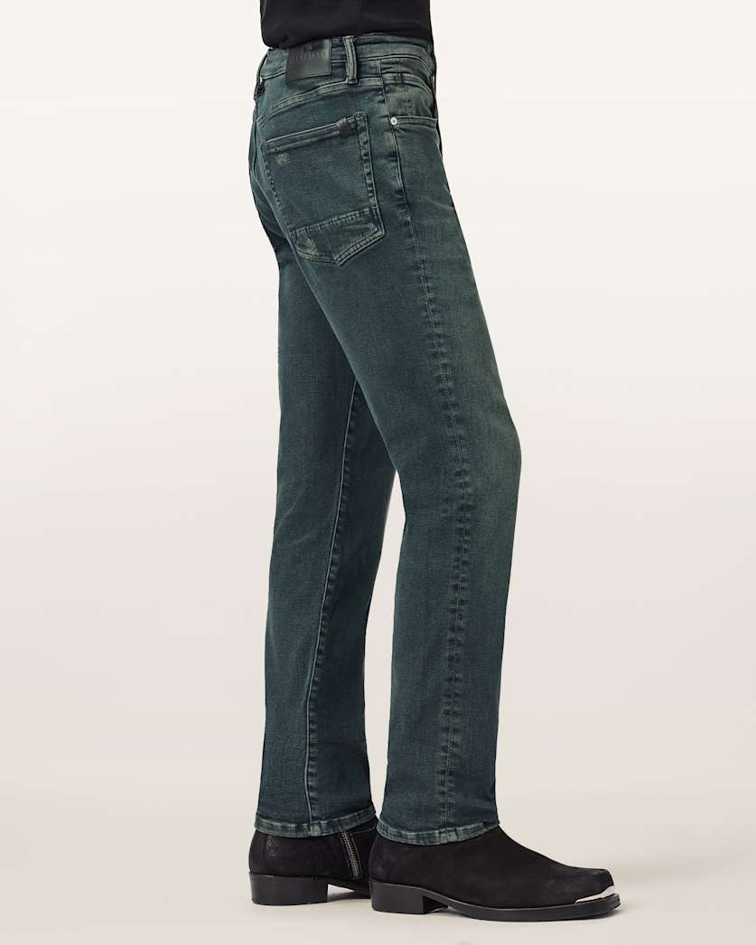 AllSaints Sid Skinny Fit Denim Jeans Washed Black
