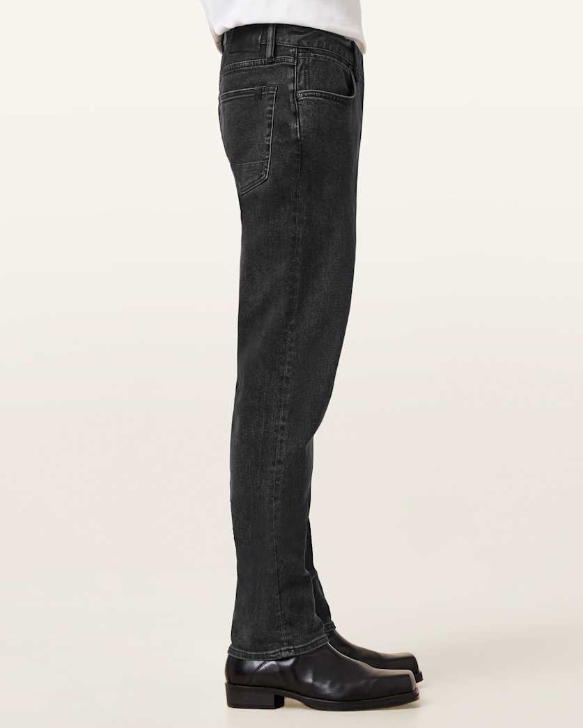 AllSaints Iggy Slim Fit Denim Jeans Washed Black