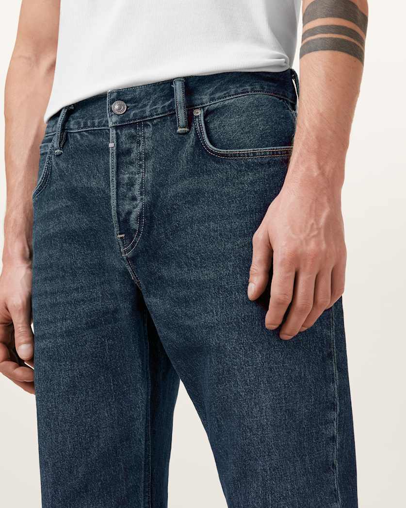AllSaints Iggy Slim Fit Denim Jeans Washed Black
