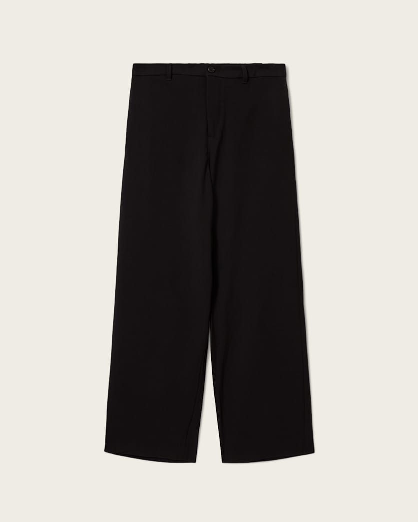 AllSaints Halla Wide Leg Pants Charcoal Grey