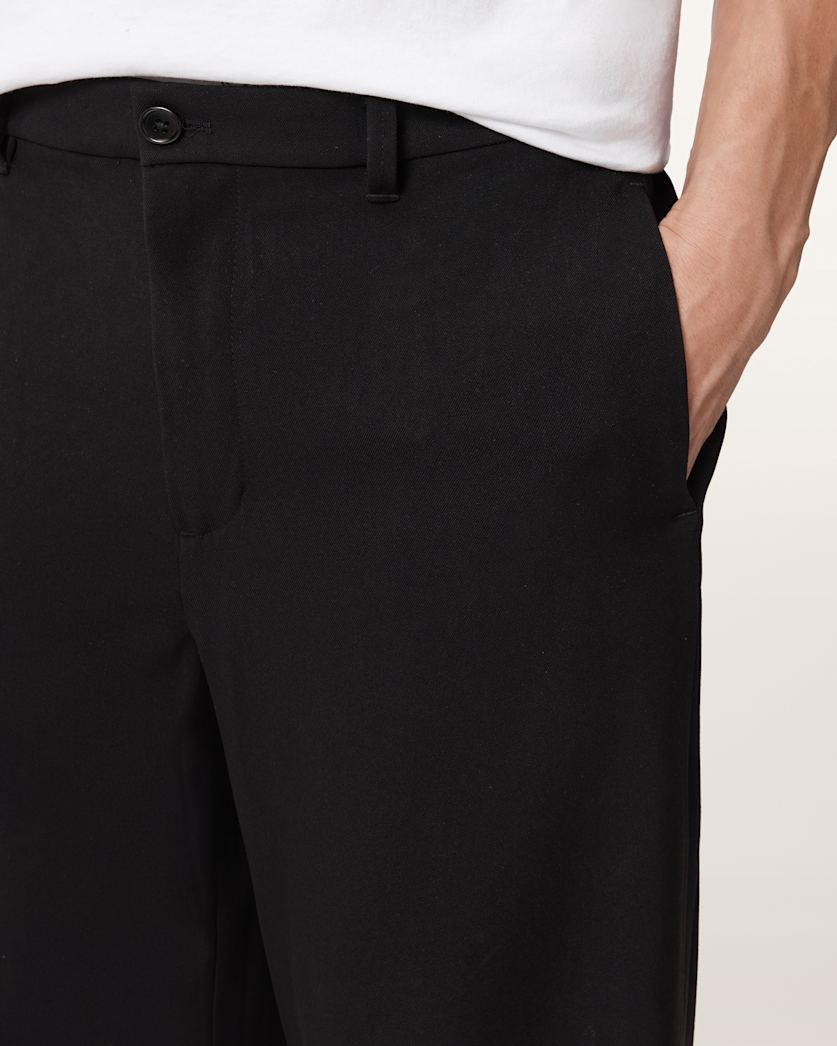 AllSaints Halla Wide Leg Pants Charcoal Grey