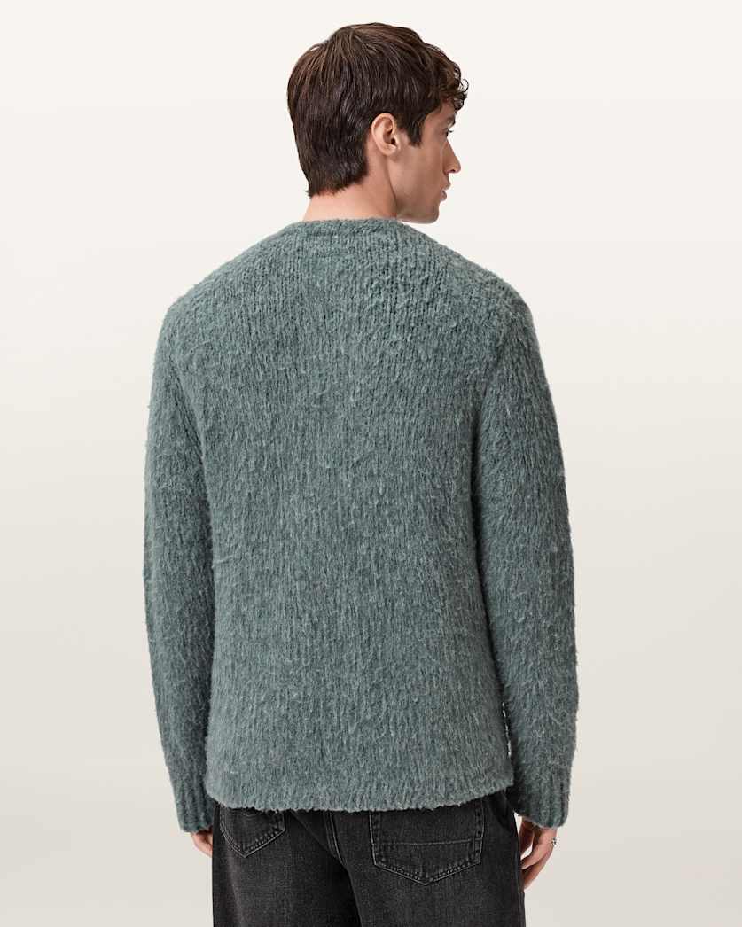 AllSaints Tobie Wool Cardigan Nordic Green