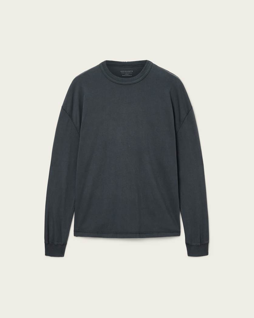 AllSaints Cole Crew Neck Sweat Washed Black