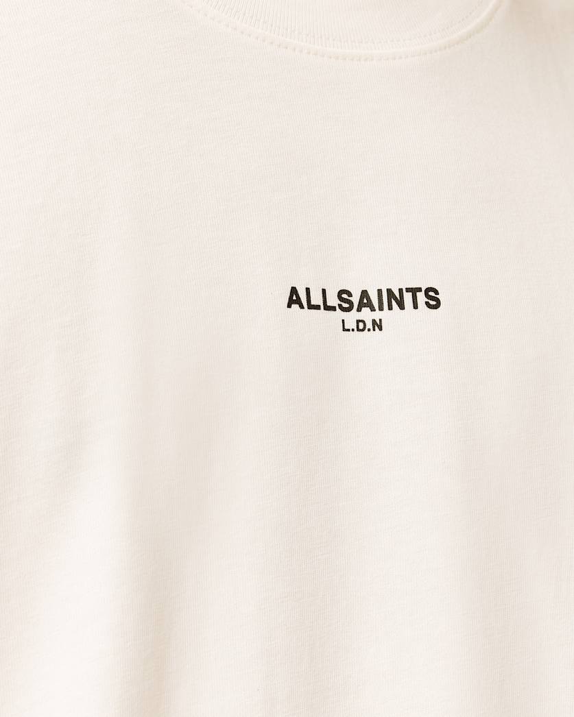 AllSaints Mikro Oversized T Shirt Washed Black