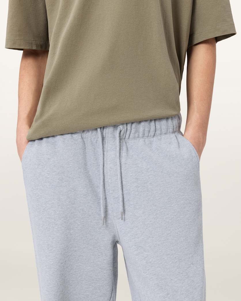 AllSaints Asher Straight Fit Sweatpants Grey Marl