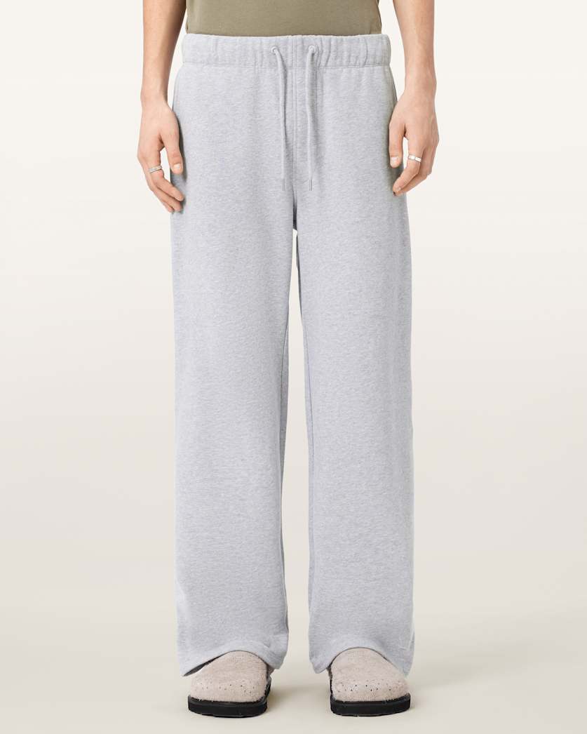 AllSaints Asher Straight Fit Sweatpants Grey Marl