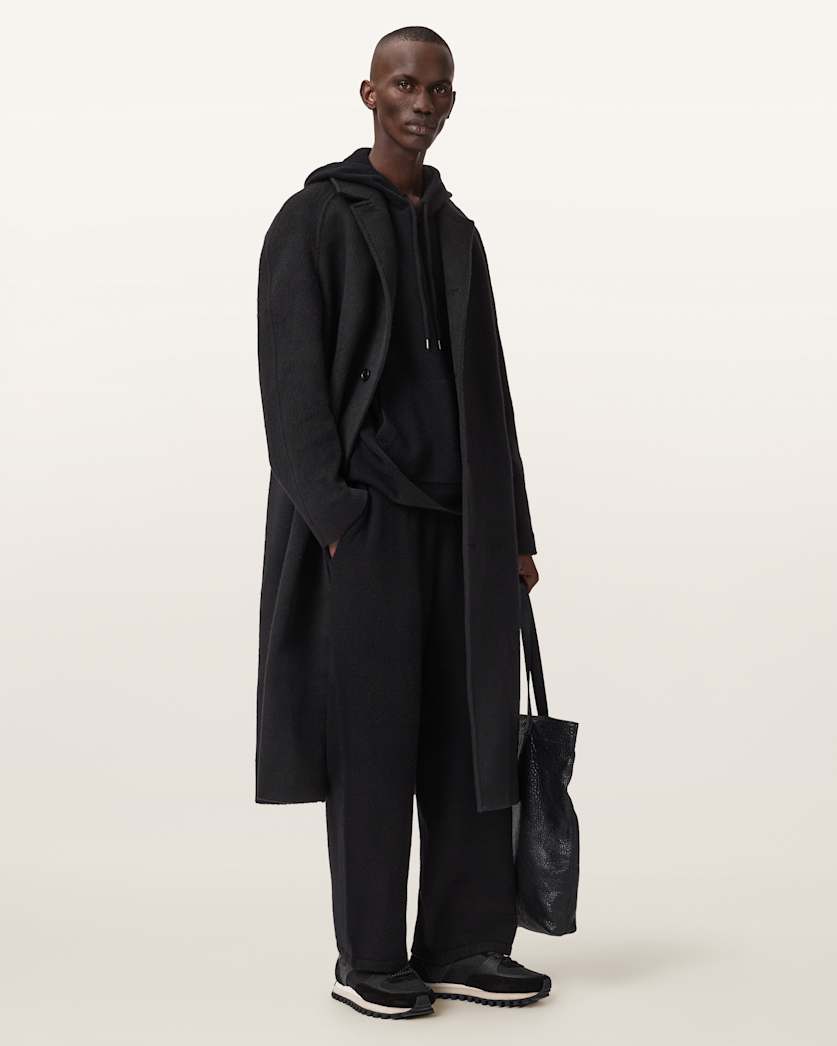 AllSaints Odessa Embroidered Sweatpants Black