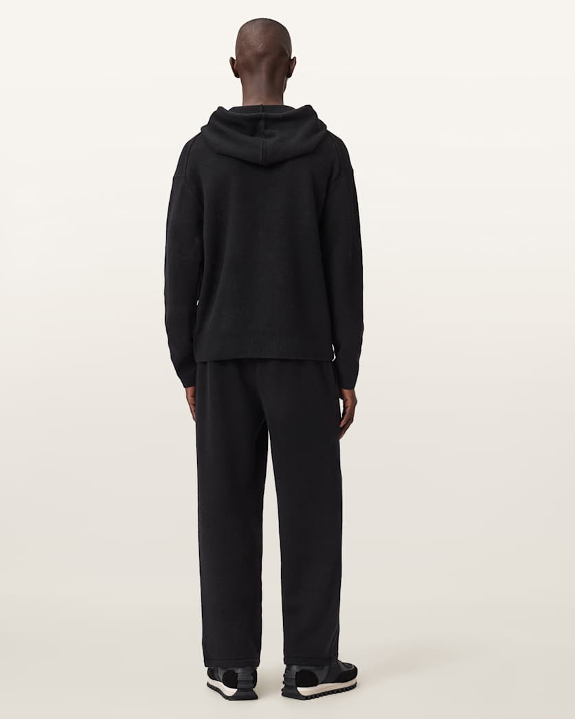 AllSaints Odessa Embroidered Sweatpants Black