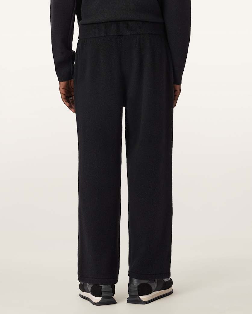 AllSaints Odessa Embroidered Sweatpants Black