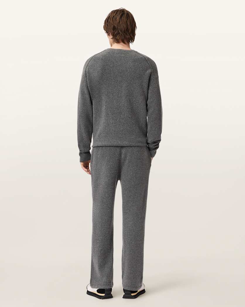 AllSaints Odessa Embroidered Sweatpants Black