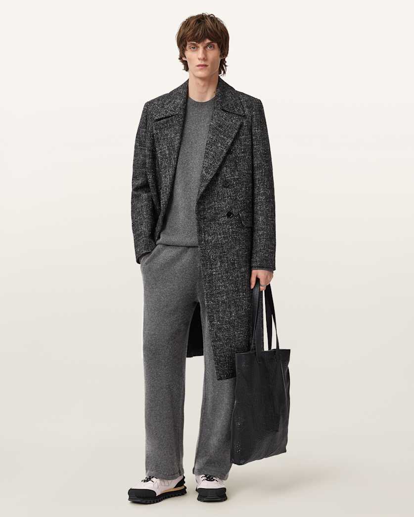 AllSaints Odessa Embroidered Sweatpants Black