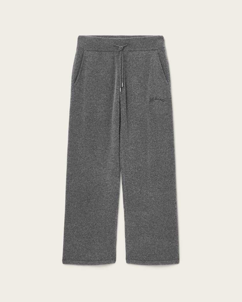 AllSaints Odessa Embroidered Sweatpants Black