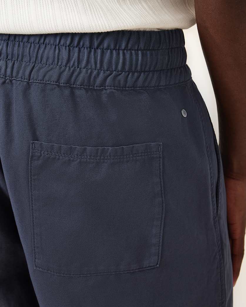 AllSaints Hanbury Straight Fit Pants Odyssey Blue
