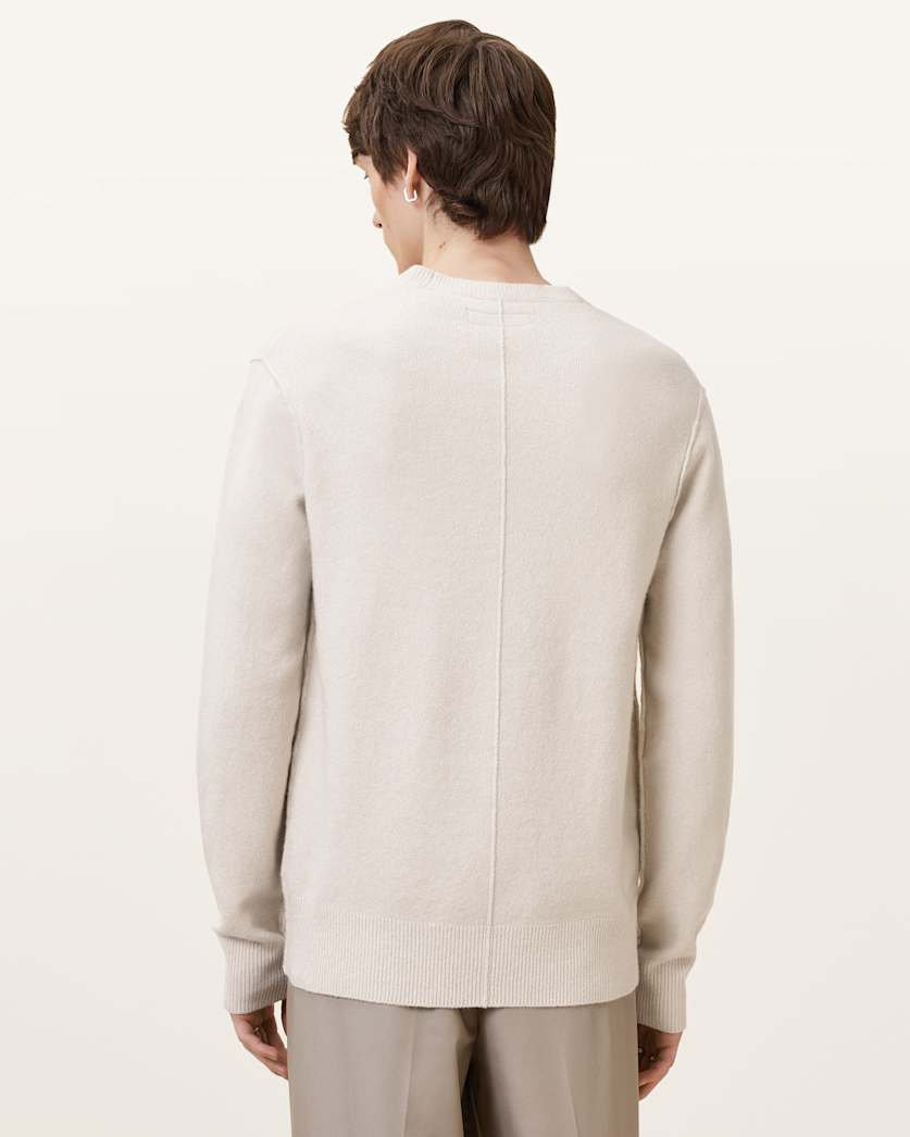 AllSaints Statten Ramskull Crew Neck Sweater Black