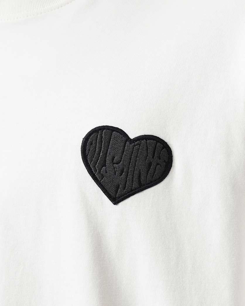 AllSaints Lover Short Sleeve Oversized T Shirt Washed Black