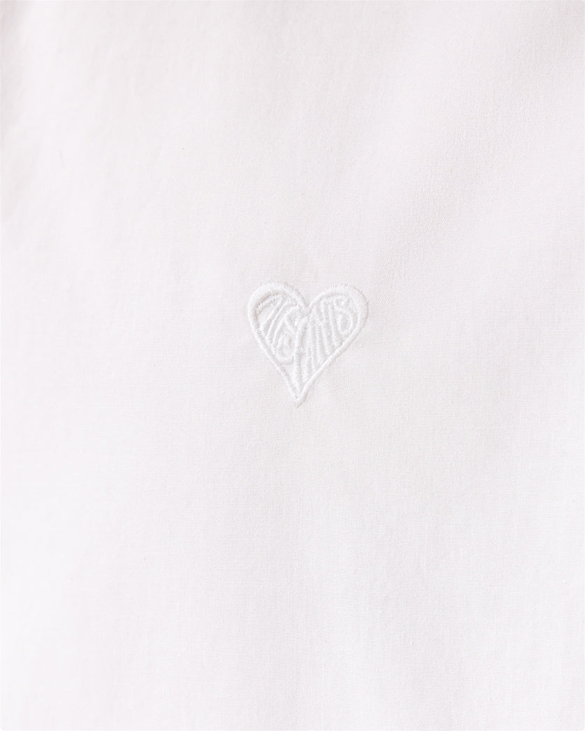 AllSaints Heartsaints Long Sleeve Shirt White