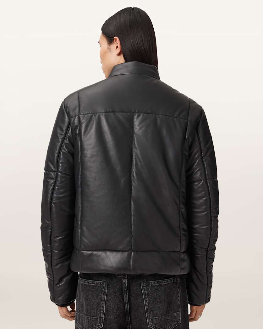 AllSaints Furse Boxy Puffer Jacket Black