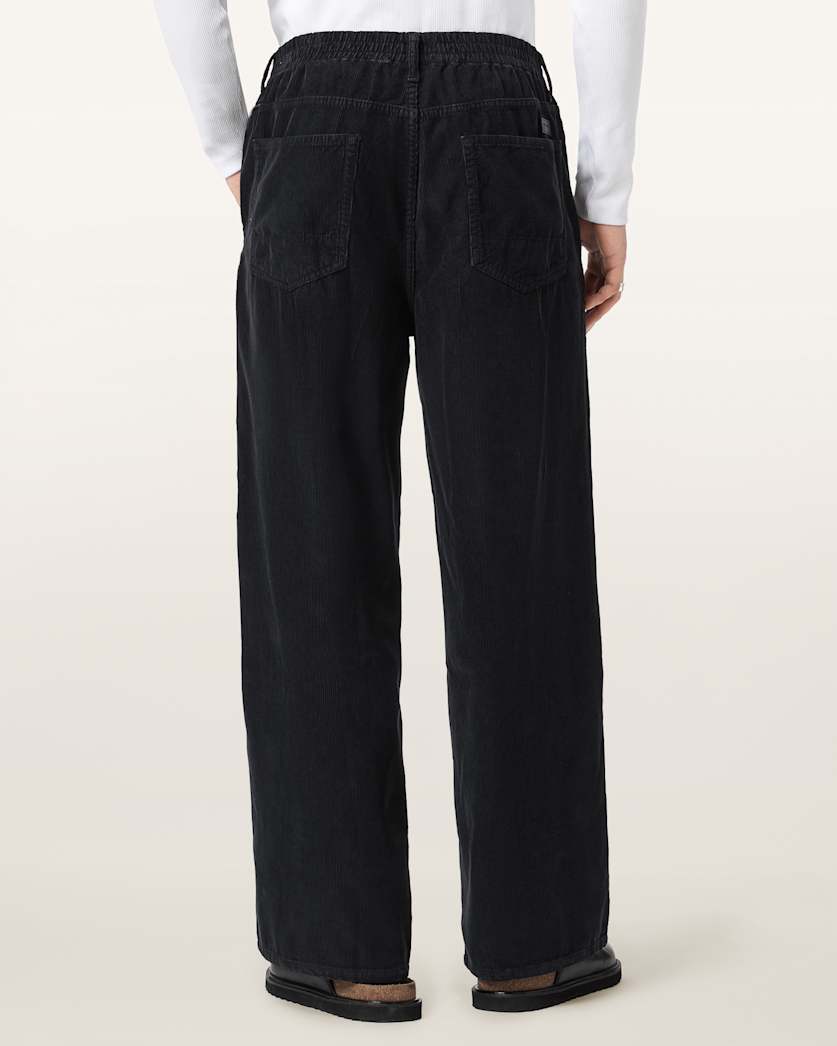 AllSaints Sabbath Mid Rise Cord Pants Pebble White