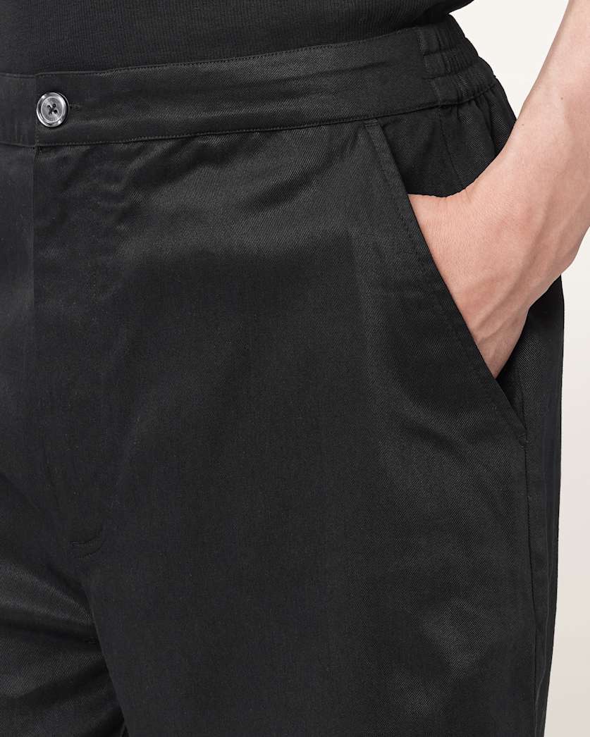 AllSaints Circe Straight Fit Odyssey Shorts Moonstone Blue
