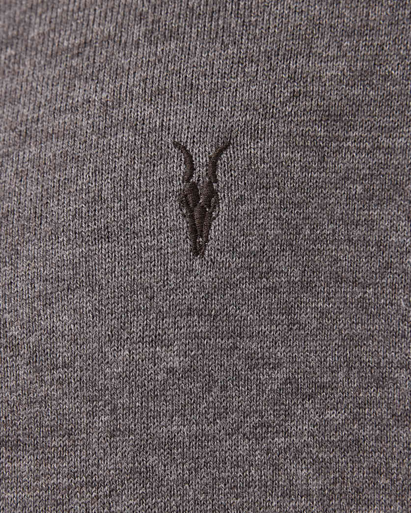 AllSaints Kilburn Ramskull Cardigan Black