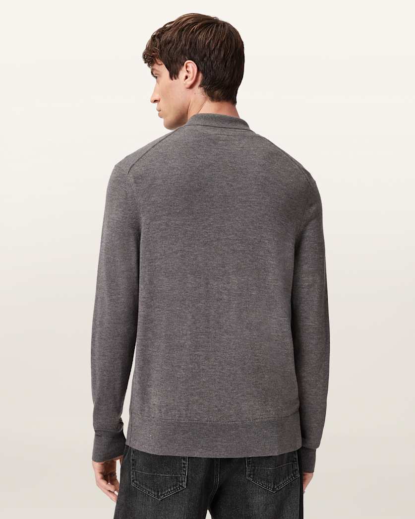 AllSaints Kilburn Ramskull Cardigan Black