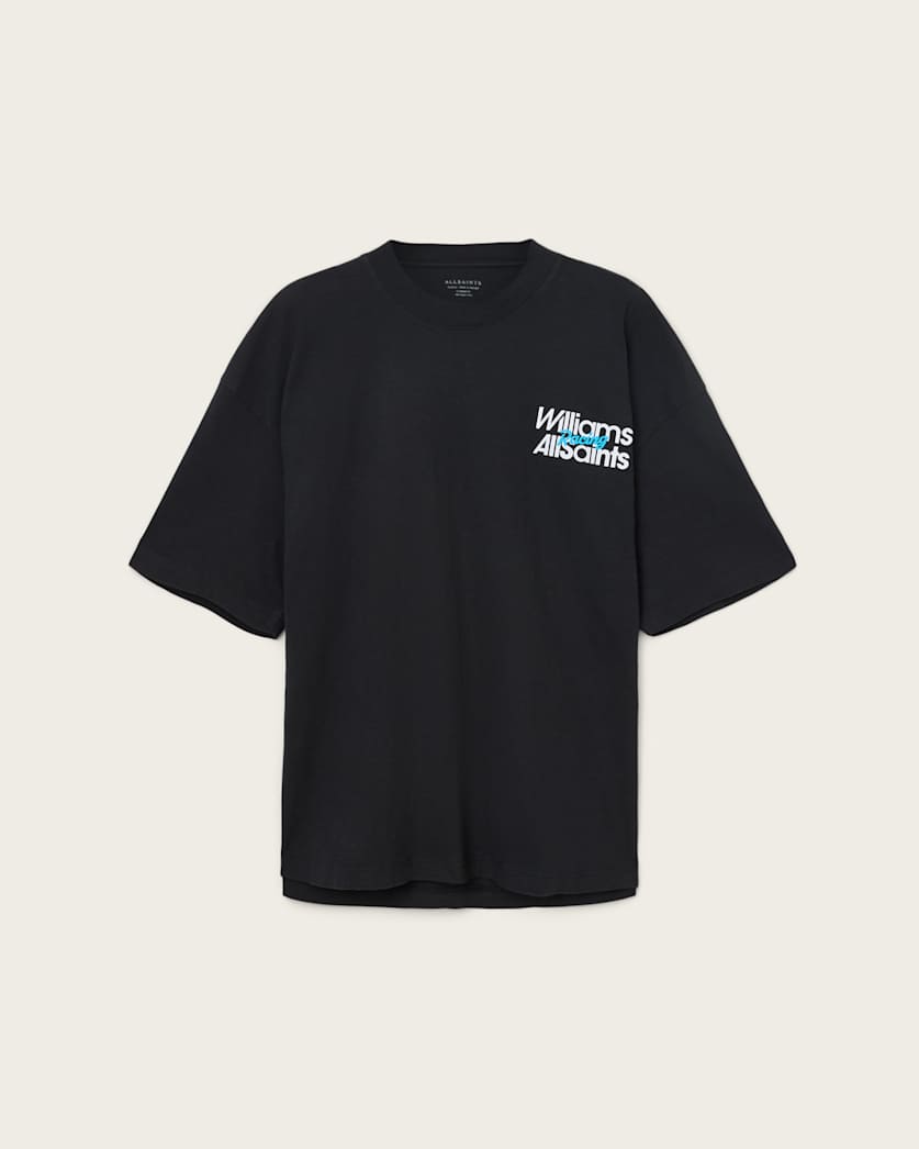 AllSaints Williams X Allsaints Pole Crew Neck T Shirt Washed Black