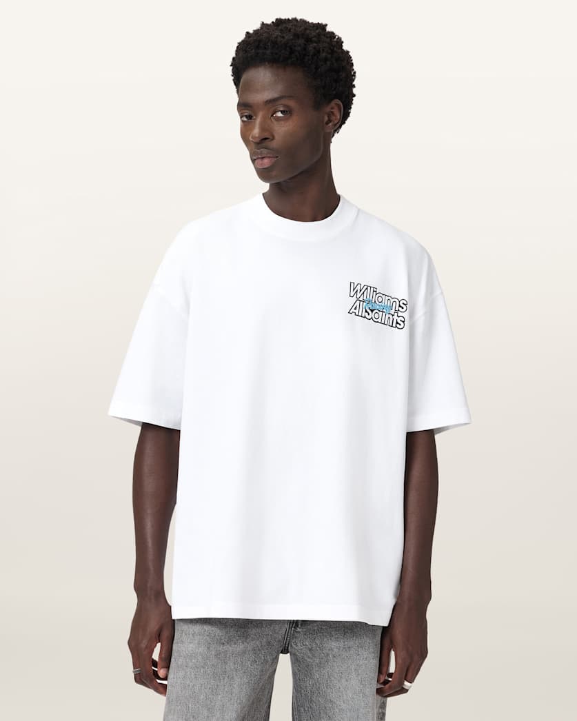AllSaints Williams X Allsaints Pole Crew Neck T Shirt Washed Black